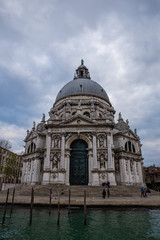Fototapeta na wymiar venice italy Basilica di Santa Maria della Salute