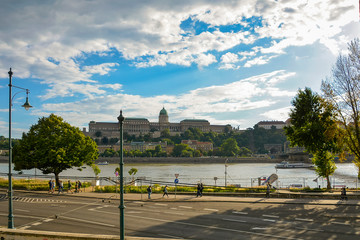 Budapest Hungary, city skyline. Old beautiful architecture in Budapest, Hungary 