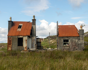 old derelict house