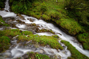 mountain creek waterfall long exposure
