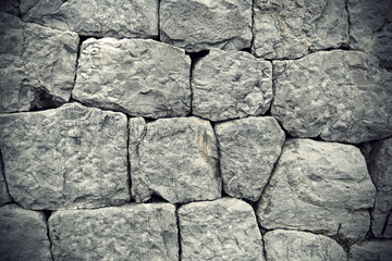 Ancient stone wall background