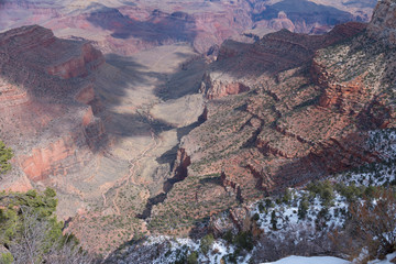 view of the canyon floor