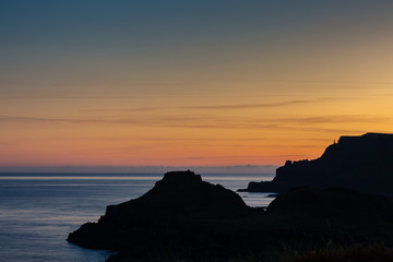 Fototapeta premium Dawn at The Giants Causeway Northern Ireland