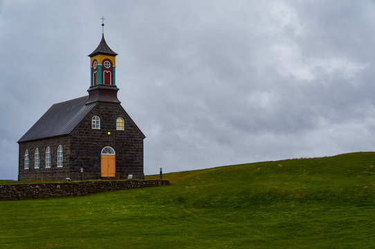 Church in Hvalnes, Iceland