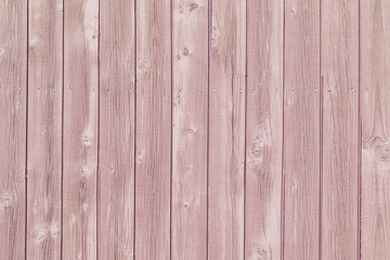 Smooth light pink boards, a fence. Empty background for layouts and sites. Wood texture.