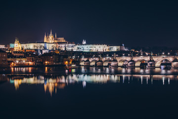 The Charles Bridge in Prague, Czech Republic