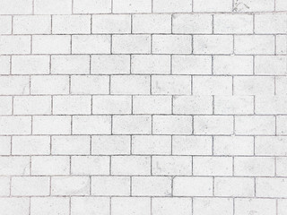 Abstract background white brick wall with copy space