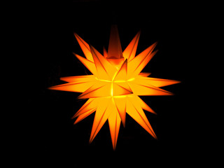 beleuchteter Weihnachtsstern