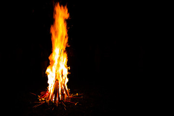 Spring fire celebration