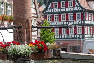 Detail of architecture in Calw