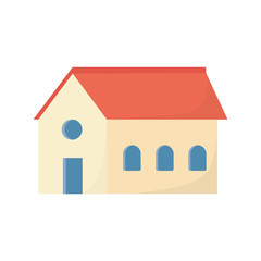 house facade exterior architecture icon