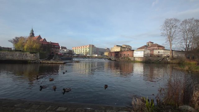 water mill in Gryfice on the river Rega