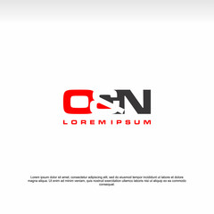 Initial letter logo, O&N logo, template logo