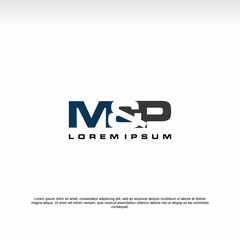 Initial letter logo, M&P logo, template logo