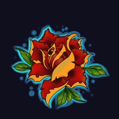 warm rose
