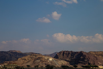 The mountain landscape background texture