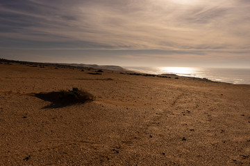 Atlantic coast in the south of morocco