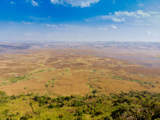 Aerial image of high mountain located in Belly Mountain