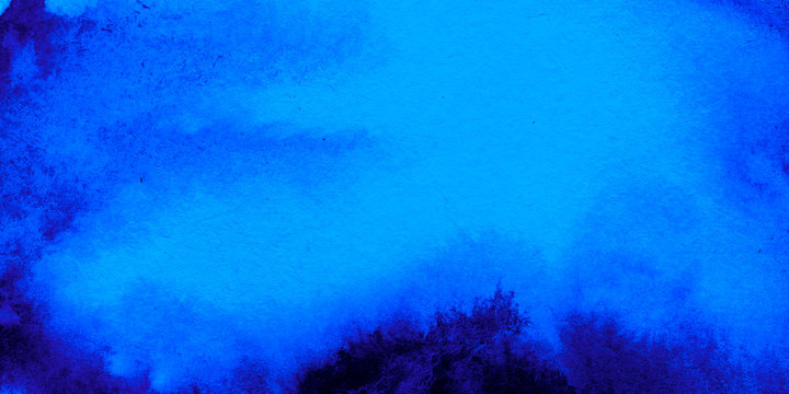 watercolor spot. Watercolor paint looks like a cloud. delicate watercolor undercrops. the sky is covered with clouds. Trending color from panton. blue white. speack bubble. frame for text. banner for