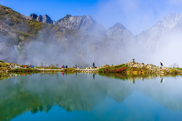 【長野県】秋の北アルプスと八方池　八方尾根