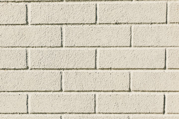 Cream brick wall backdrop background texture