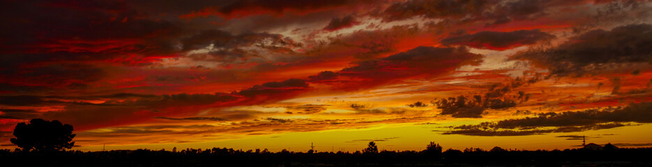 Dramatic Sunset Sunrise Panoramic - 70559