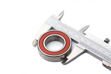 Vernier Caliper with Sealed Bearing on a white background