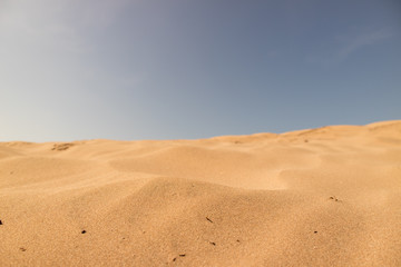 Fototapeta na wymiar Close-up of sand in Morocco