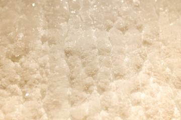 Close-up of a frozen ice wall.