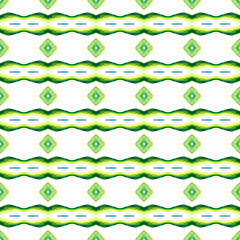 Ethnic Surface. Hand Drawn Painted. 