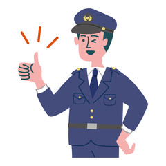警察官　いいね　男性