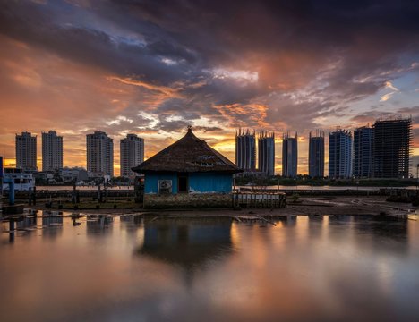 The City At Night Pluit Jakarta Indonesia