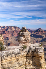 Fototapeta na wymiar Grand Canyon Donald Duck Rock.