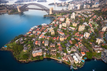 Obraz premium Kirribilli Suburb Peninsula in Sydney Harbour, Australia 