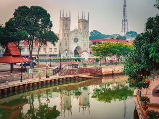 Church of St Francis Xavier. Melaka, Malaysia