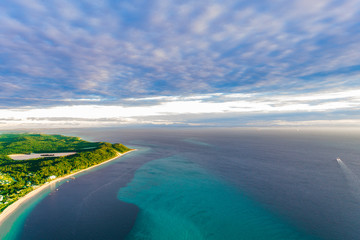 Moreton Island, Queensland, Australia from above