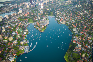 Kirribilli Suburb Peninsula in Sydney Harbour, Australia 