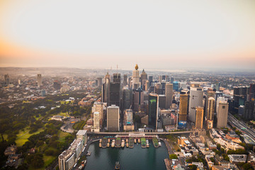 Fototapeta na wymiar Sydney city scape central business district 
