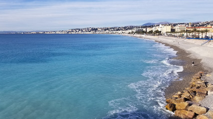 Coastline of Nice, South of France