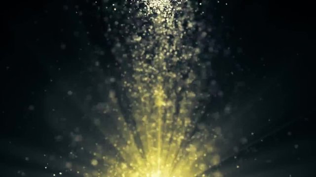 Shiny Particles free moving background