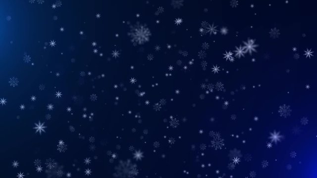 Sparkling Christmas Star motion Background