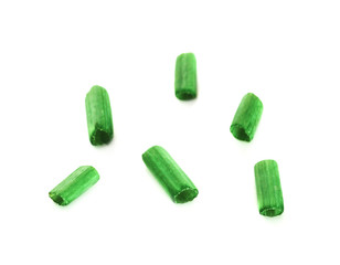 Green onion isolated on white background