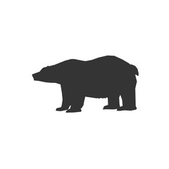 Obraz na płótnie Canvas bear icon animal vector illustration for graphic design and websites
