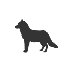 dog icon vector illustration for graphic design and websites