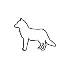 dog icon vector illustration for graphic design and websites