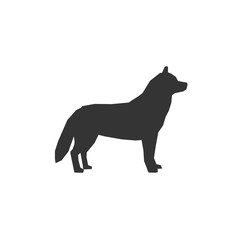 dog icon vector illustration for graphic design and websites