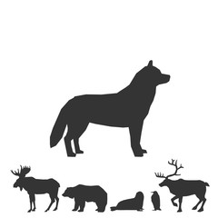 dog icon vector illustration for graphic design and websites