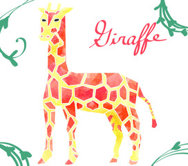 giraffe and deer