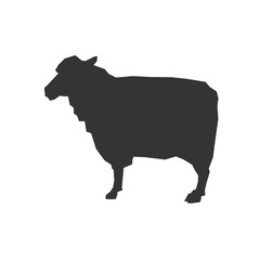 sheep icon animal vector illustration for graphic design and websites