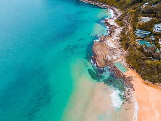 Whale beach aerial view , Sydney Australia